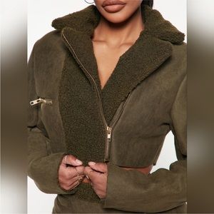 Olive blazer jacket